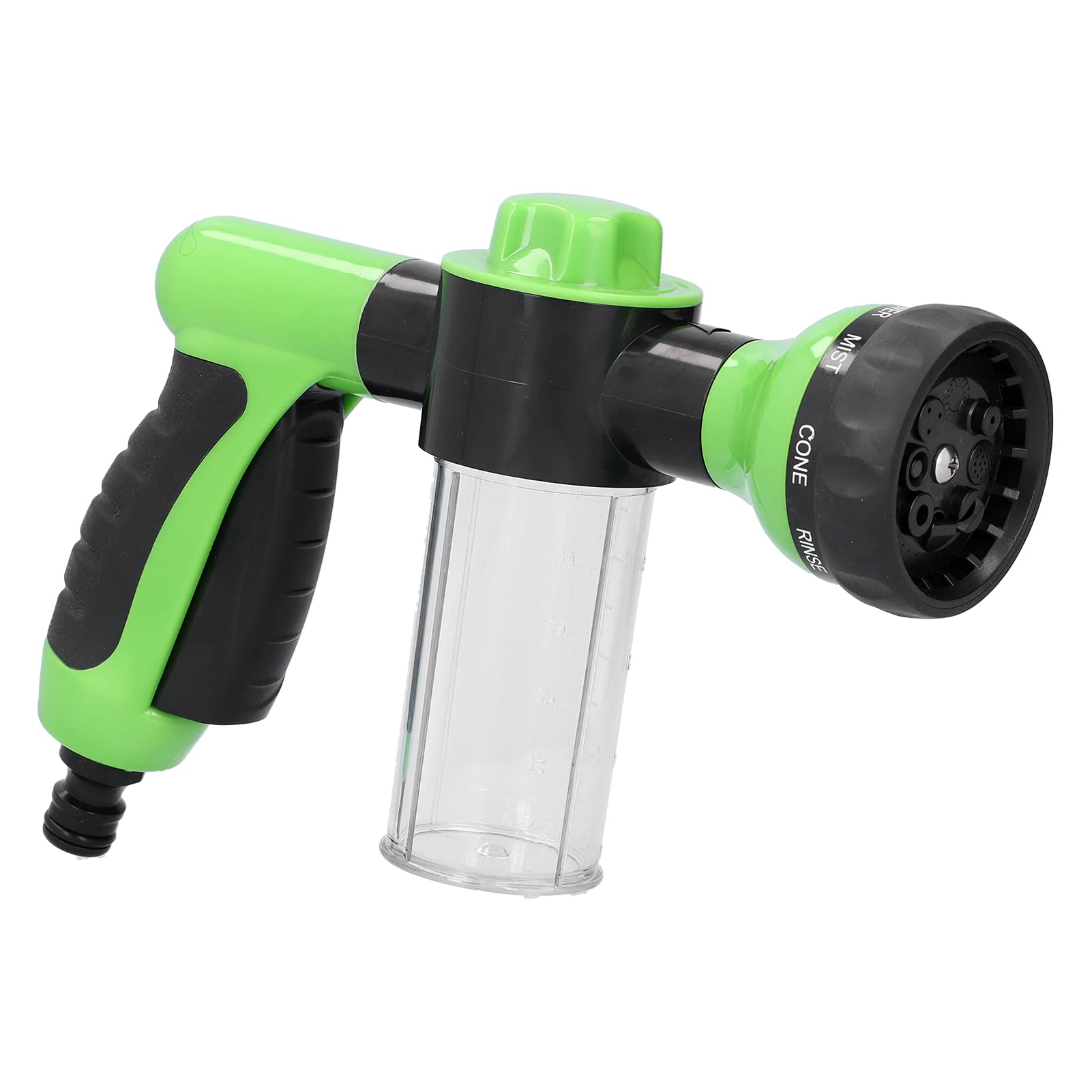 Autowaschschaumpistole, Wasserschaumsprüher, Wasserschaumspender, 8 Hochdruckschaumpistole oder Autowasch-/Wasch-/Waschmodi für die Autowäsche zu Hause (Green) von ZAICOLER