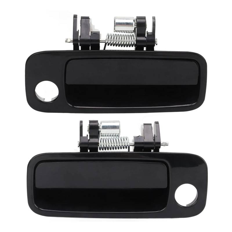 Kfz -Außentürgriffe, 2 PCS Schwarze ABS -Auto Beifahrerseite Türgriff Außerhalb der Tür Handy -Tür -Tür Griff 69220aa010 69210aa010 für Camry 1997-2001 von ZAICOLER