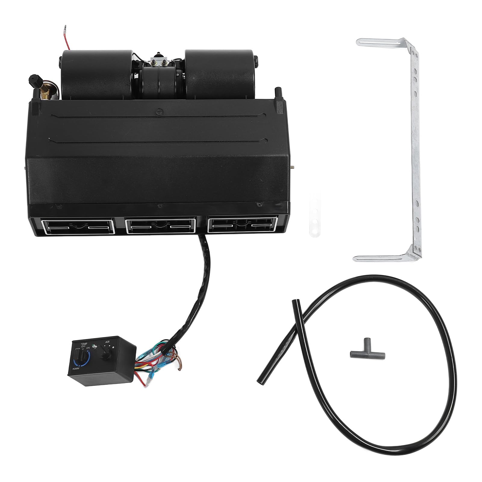 Klimaanlagen-Verdampfer-Baugruppe, ABS-Aluminiumlegierung, Unter Dem Armaturenbrett, Wechselstrom-Verdampfer-Heizungssatz, Auto-Unterbau-Wärmekühler-Baugruppe mit 3 Lufts (12V von ZAICOLER