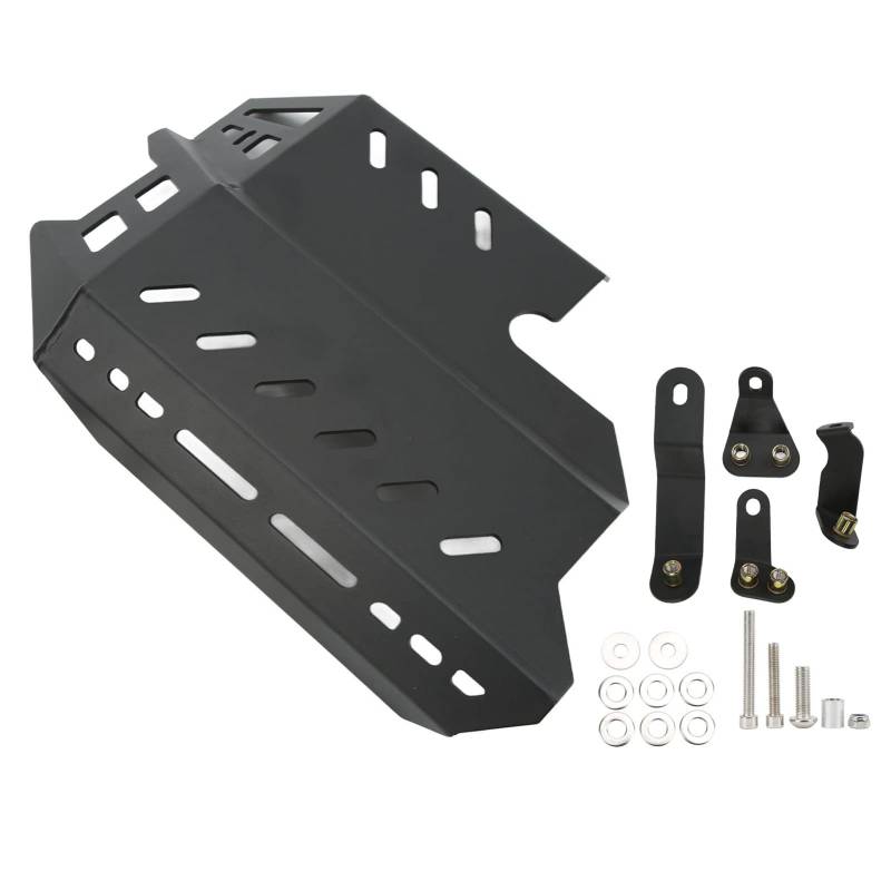 Kohlefaser-Surron-Teile, Motorrad-Motorschutz-Chassis-Unterschutz-Schutz-Chassis-Schutz-Motorradzubehör-Unterfahrschutz-Ersatz für CB500X CB400X 2017-2021 (Black) von ZAICOLER