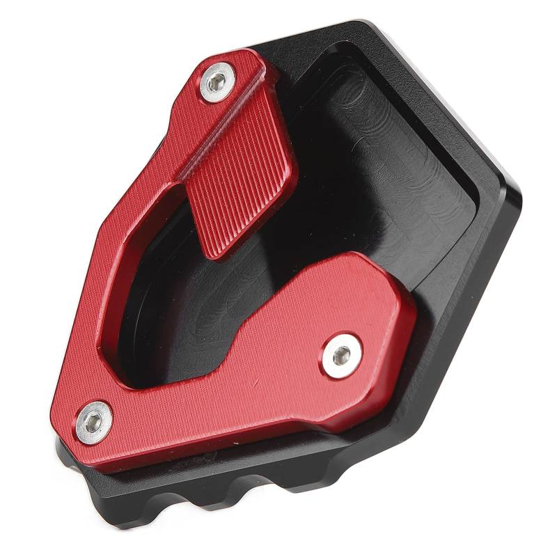 Motorrad Kickstand Pad, Kickstand Enlarge Pad Support Extension Plate Kickstand Extension Motorrad Stand Pad Seitenständer Pad Ersatz für CRF1000L Africa Twin 2016-2019 (Rot) von ZAICOLER