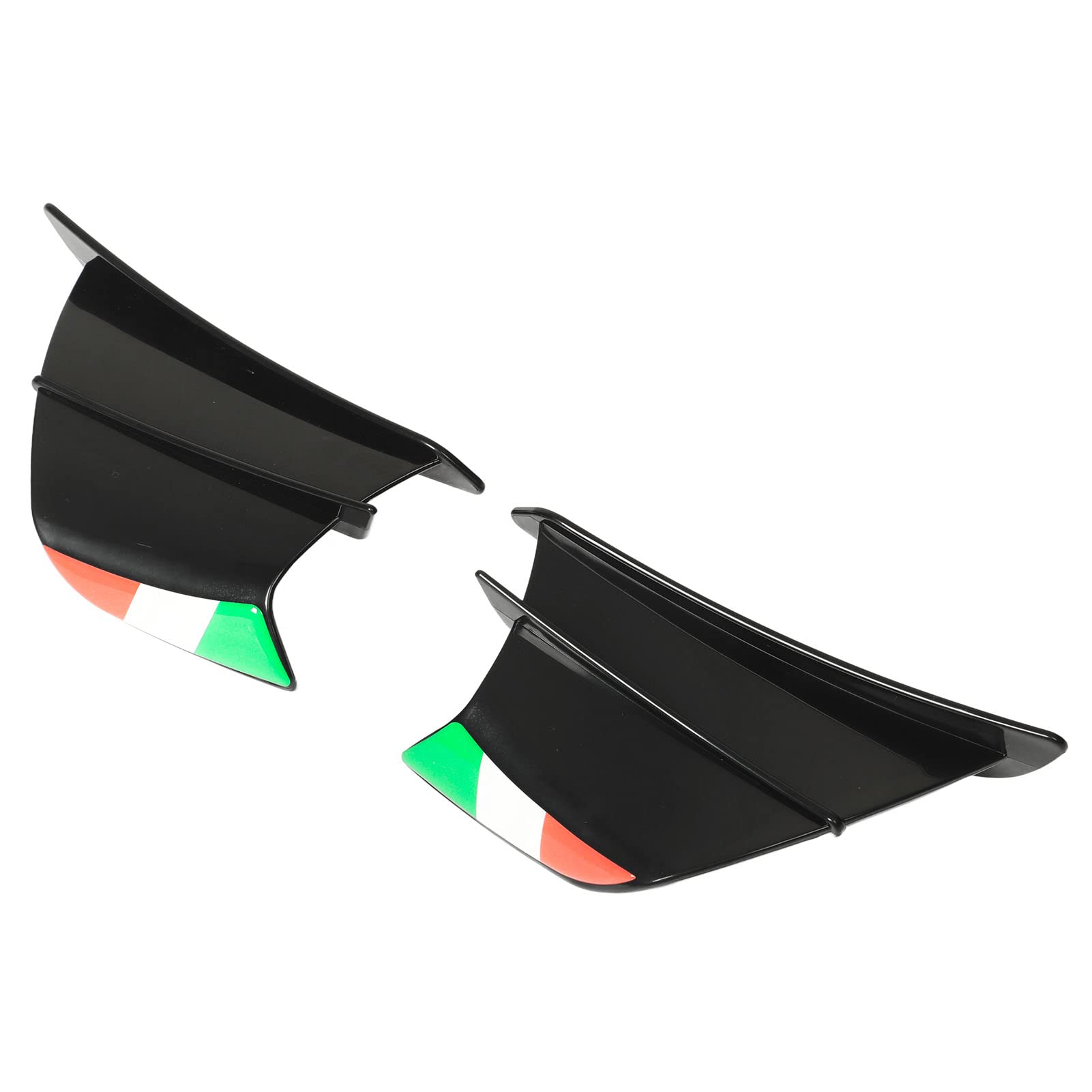 Motorrad Winglets, 2PCs Motorradflügel Seitenspoiler Verkleidungen Winglets Motorradverkleidungsflügel Motorrad Spoilerflügel Motorrad Seitenspoiler Passend für Ninja 400 250 (1) von ZAICOLER