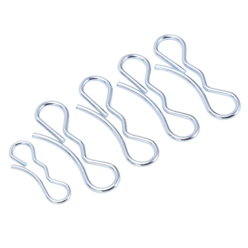 Sicherungssplint, 5 Stück, Fliege, Sicherungssplint, Eisen, Deck-Clip-Set, Deck-Clips, Clips für Deck, Universelles Hardware-Zubehör von ZAICOLER