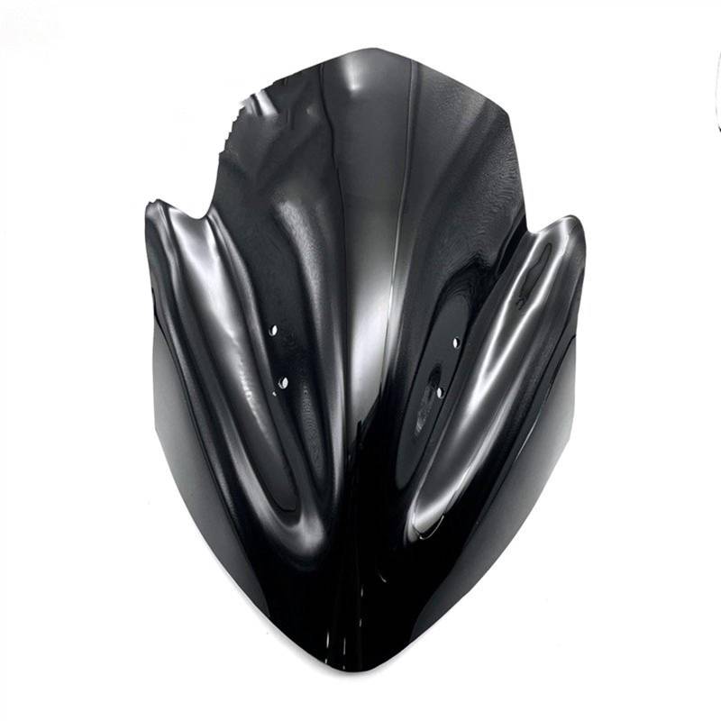 ZAISCH Windschild Motorrad Für Kawasaki Für ER-6N Für ER6N 2012 2013 2014 2015 2016 2017 Motorrad Zubehör Windschutzscheibe Winddicht Windschutz Windabweiser Windschutzscheibe von ZAISCH