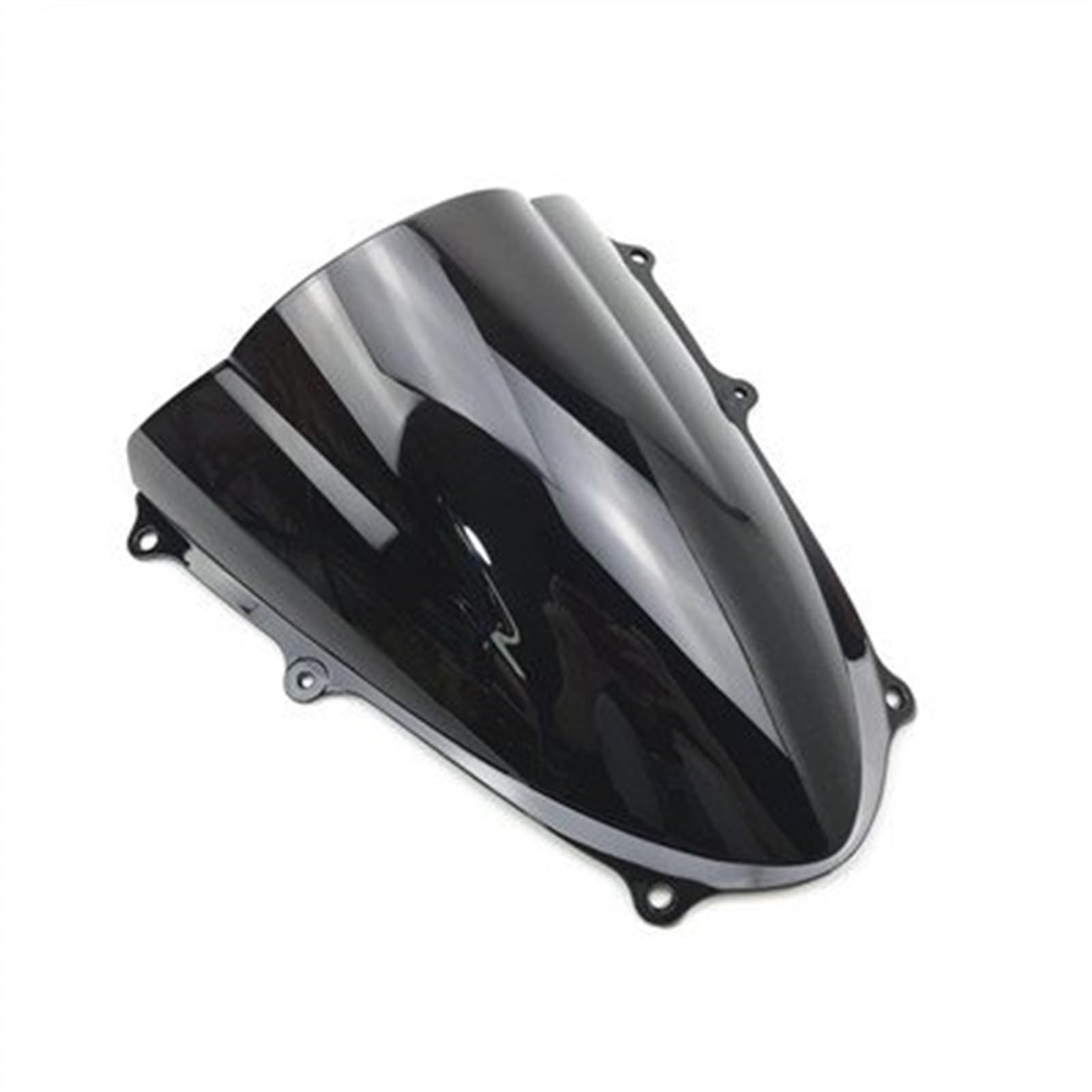 ZAISCH Windschild Motorrad Für Suzuki Für GSXR 1000 R Für GSX-R1000 K9 2009-2016 Windschutzscheibe Windschutz Double Bubble Windschutzscheibe (Größe : Schwarz) von ZAISCH