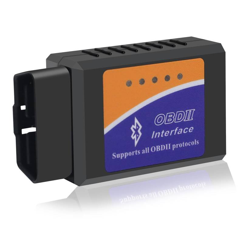 obd2 Bluetooth Adapter, OBD2 Diagnosegerät Bluetooth 5.0, obd2 car Scanner, OBDII Bluetooth Scanner Code Reader Reset for Android Windows, Auto Car Diagnostic Scan Tool for Auto Scan Repair Tools von ZAKVOP