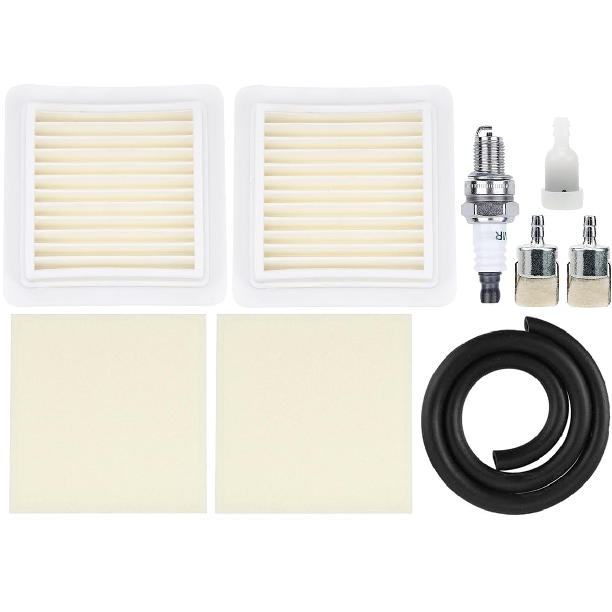 ZAMDOE 2 Stück A226002030 Luftfilter + A226002040 Vorfilter für Echo SRM-2620 SRM-3020 BRD-2620 EB262 M262 C262 AHS262 Trimmergebläse mit Zündkerzen-Kraftstofffilter von ZAMDOE