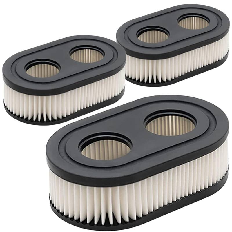 ZAMDOE 593260 Luftfilter 798452 334404 Rasenmäher-Luftfilterkartusche Ersatzfilter für Briggs und Stratton 4247 5432 5432k 09P00 09P702 550E 500EX 550EX 625 575EX Serie Motor (3 Stück) von ZAMDOE