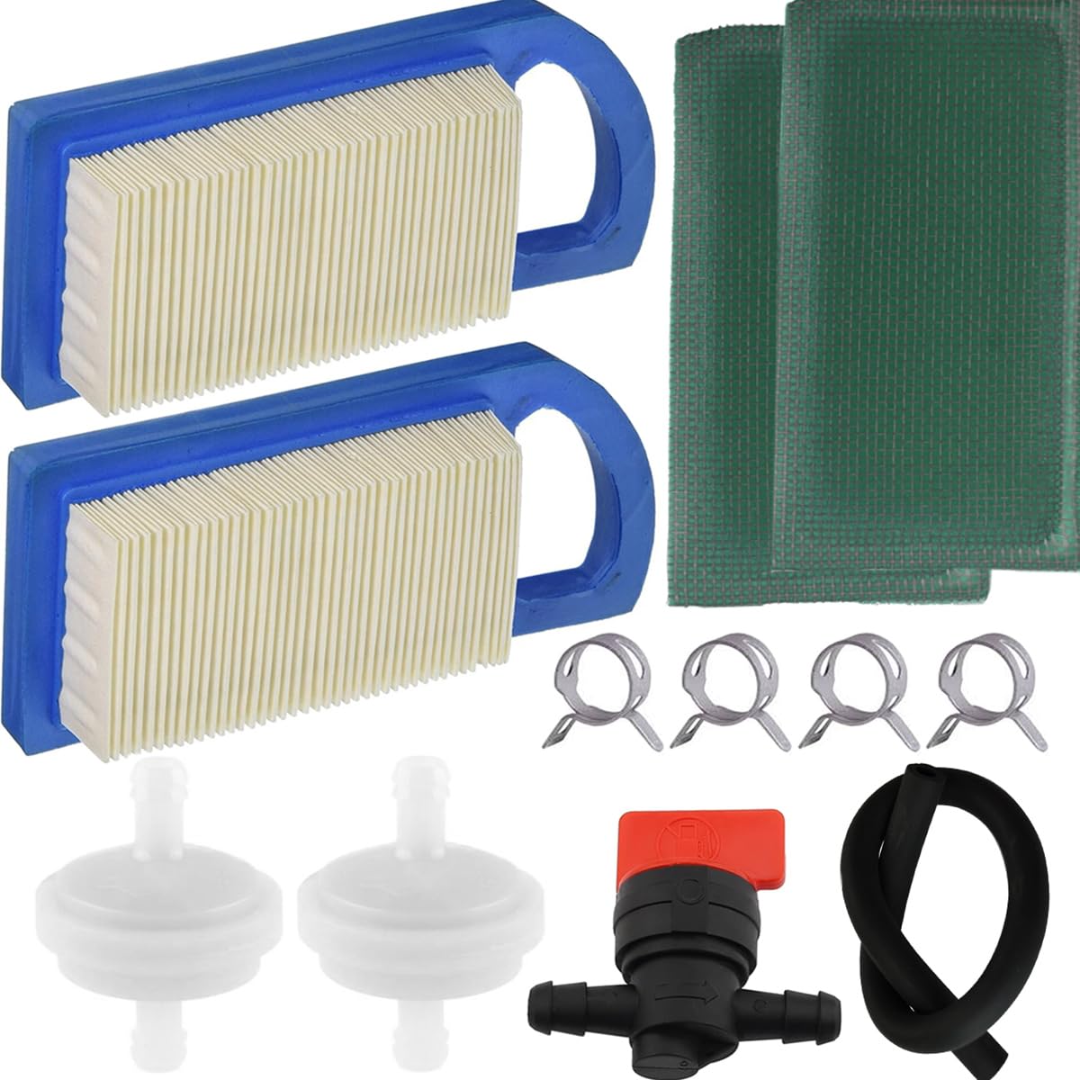 ZAMDOE 698413 794421 797007 5079K Luftfilter + 697292 Vorfilter für Briggs & Stratton 334376 697775 613022 650821 697152 21A902 21A907 21A707 21A807 21A977 07 21B902 8–13,5 PS AVS-Motoren von ZAMDOE