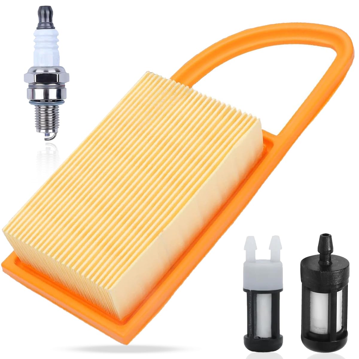 ZAMDOE BR600 Luftfilter Kraftstofffilter Zündkerze für Stihl BR500 BR550 BR600 BR700 Rucksackgebläse Ersatzteil 4282 141 0300 4282 141 0300 4282 141 0300B von ZAMDOE