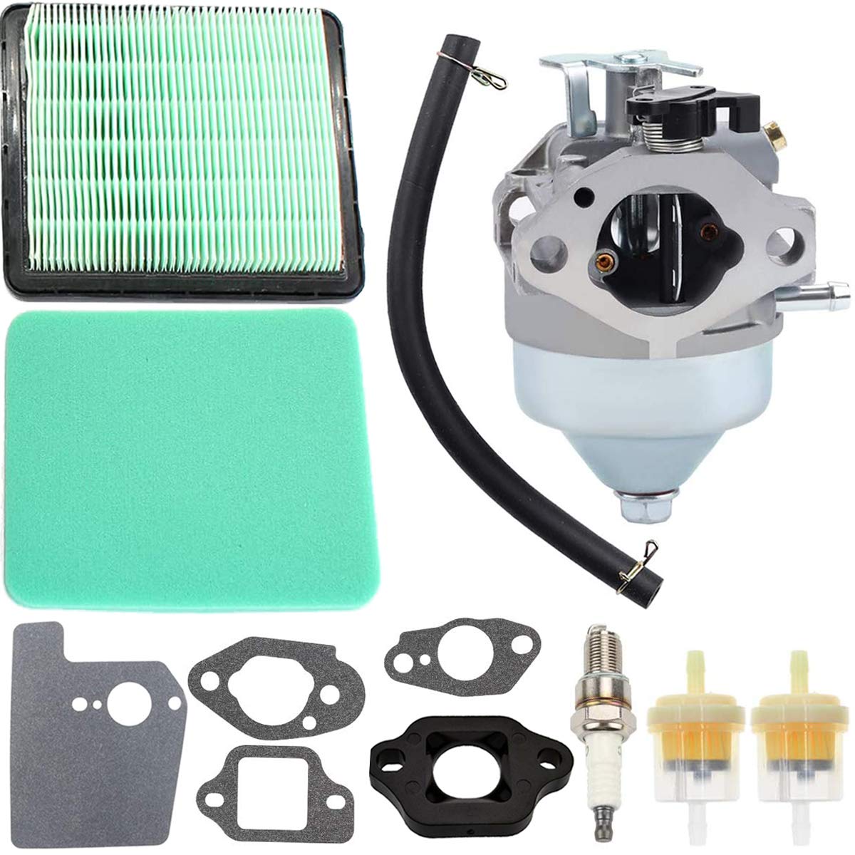 ZAMDOE GCV190 Vergaser kit für Honda GC190 GCV190A GV190LA HRB217 HRX217 HRX217K1 HRX217K2 Rasenmähermotoren Ersetzen Sie 6100-Z0Y-813 16100-Z0Y-812 16100-Z0Y-811 16100-Z0Y-003, mit Luftfilter von ZAMDOE