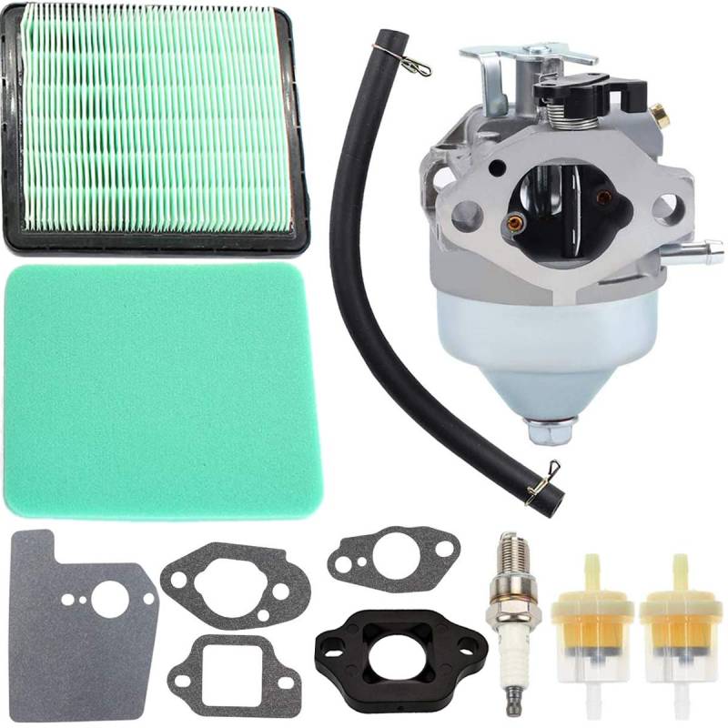 ZAMDOE GCV190 Vergaser kit für Honda GC190 GCV190A GV190LA HRB217 HRX217 HRX217K1 HRX217K2 Rasenmähermotoren Ersetzen Sie 6100-Z0Y-813 16100-Z0Y-812 16100-Z0Y-811 16100-Z0Y-003, mit Luftfilter von ZAMDOE