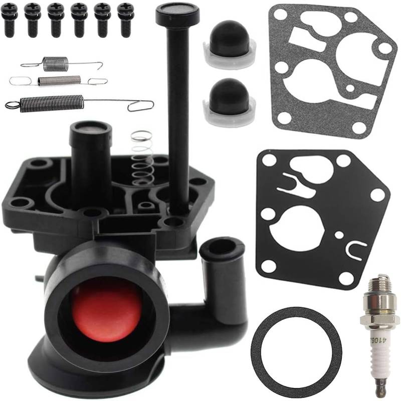 ZAMDOE Vergaser Ersatz für Briggs & Stratton 795469 BS-795469 795477 497619 795475 790206 790218 699660 09J000 09L000 09S000 09T000 Vertikalmotoren mit Membran-Zündkerzenfedern von ZAMDOE