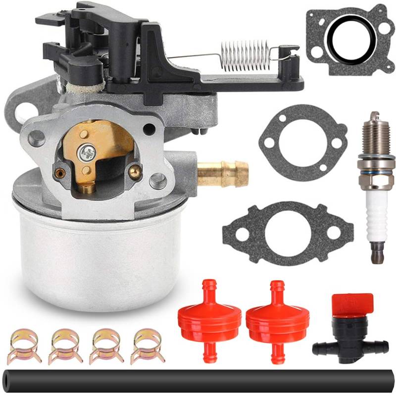 ZAMDOE Vergaser für Troy Bilt 7,75 PS 8,75 PS 8,5 PS 190CC Motor für Briggs Stratton 799154 593599 591137 595390 594287 799248 110P02 110P05 Rasenmäher 2700–3000 PSI Hochdruckreiniger Vergaser von ZAMDOE