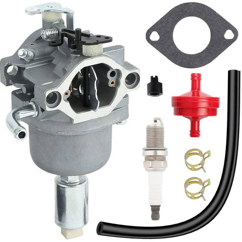 ZAMDOE Vergaserersatz für Briggs und Stratton 590400 796078 591731 796109 594593 697141 697190 31H777 14 PS 17,5 PS 18 PS 21 PS Motoren Rasenmäher Traktor mit Zündkerze von ZAMDOE