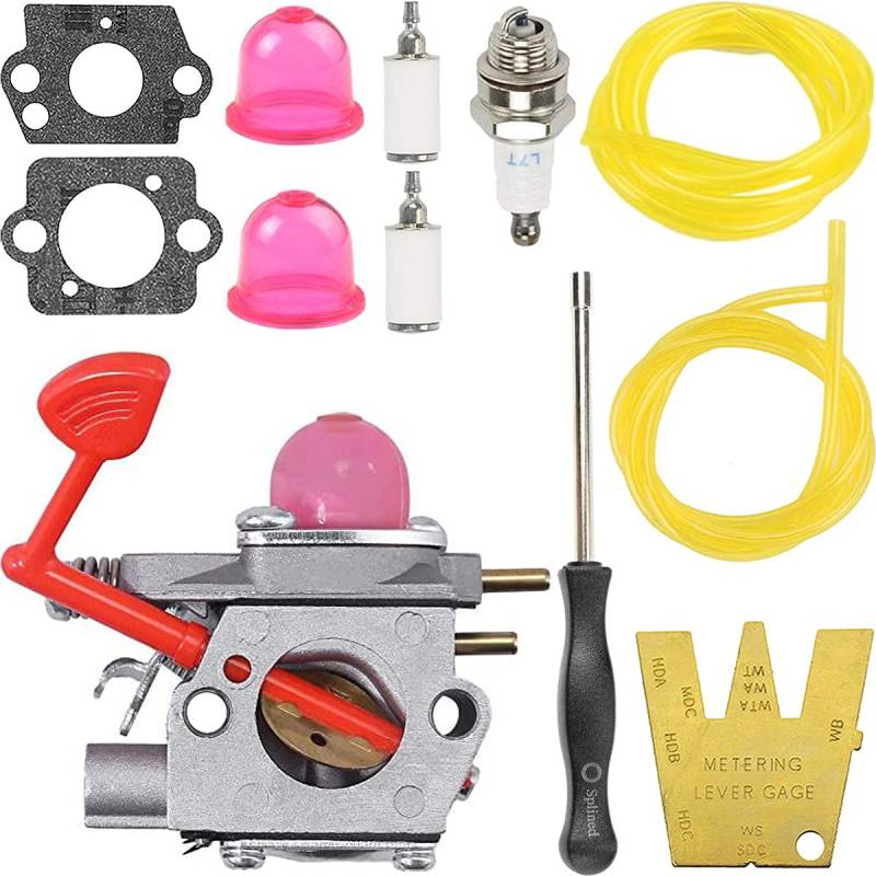 ZAMDOE WT-875 carburetor for Poulan Pro BVM200C BVM200VS P200C GBV325 P325 blower, for Craftsman 25Cc 210Mph 200 Mph gas blower, for McCulloch GBV325 MC200VS M325 M320 von ZAMDOE