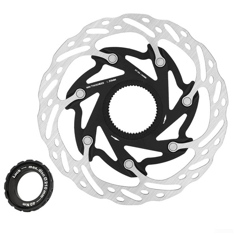 Centerlock Scheibenbremsrotoren für Straßenfahrräder, leises und effizientes Bremserlebnis (140 mm) von ZAMETTER