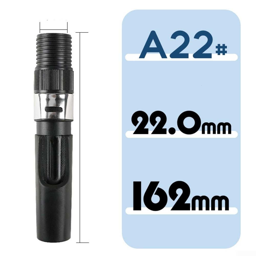 Schlankes Design, ABS-Spinnrollensitz, ideal für die Befestigung an Angelruten, mit Kompatibilität über mehrere Größen von 16 und 26 mm (A 22) von ZAMETTER