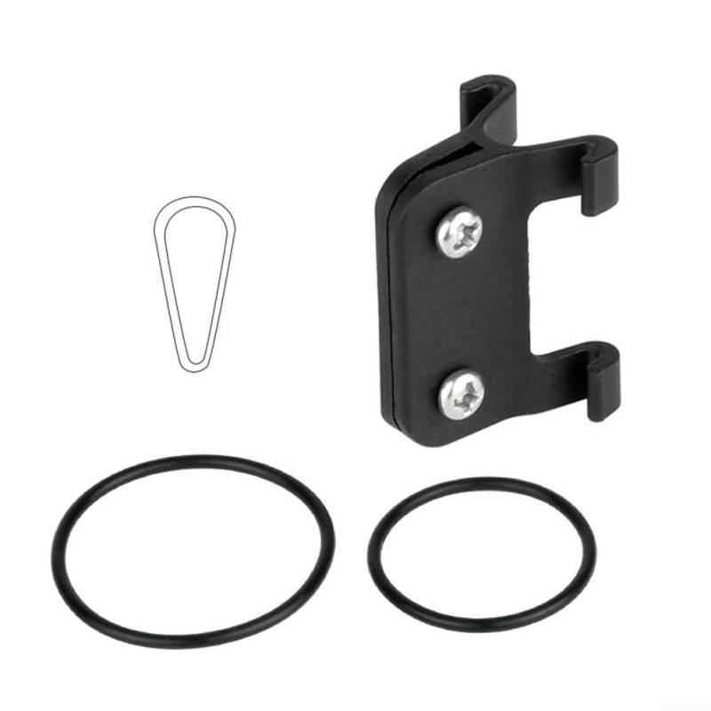 Verstellbarer Fahrrad-Kennzeichenhalter Clip, fester Gurt, geeignet für Rennrad, Fahrrad (V-Clip) von ZAMETTER