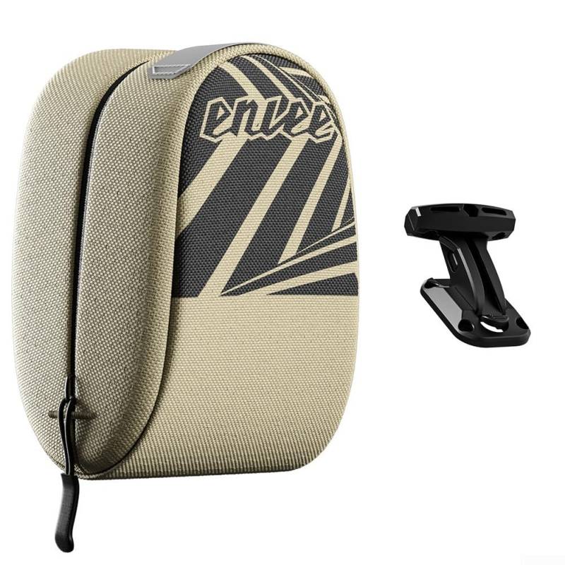 ZAMETTER Fahrradtasche mit faltbarem Design, Fahrradwerkzeug-Set für Vorderrahmen & Rücksitz (Beige L) von ZAMETTER