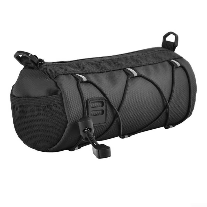 ZAMETTER Fahrradtasche vorne, wasserabweisend, für Fahrradrahmen, ausreichend Stauraum, große Kapazität (schwarz) von ZAMETTER