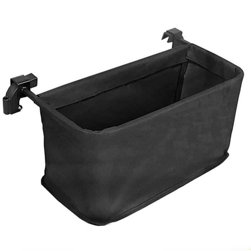 ZAMETTER Oxford Cloth Wagon Cart Trolley Rear Storage Bag, Compatible with 20.3 cm Carts (Black) von ZAMETTER