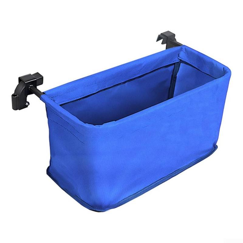 ZAMETTER Oxford Cloth Wagon Cart Trolley Rear Storage Bag, Compatible with 20.3 cm Carts (Blue) von ZAMETTER