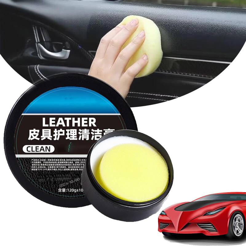 ZANWANXIN Leader Cleaning and Care Cream & Cleaning Paste for Leather Care, Automotive Interior Leather Cleaning Cream, Universal Leather Care Cleaning Cream for Car, Furniture (1 pcs) von ZANWANXIN