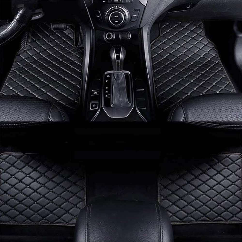 Custom Auto FußMatten,für BMW F36 4 Gran Coupé 430 2014-2021 PU Leder Auto Fußmatten Automatten Allwetter Leder Vorne Hinten Automatten Auto Matte Car Mats,A von ZAPORA