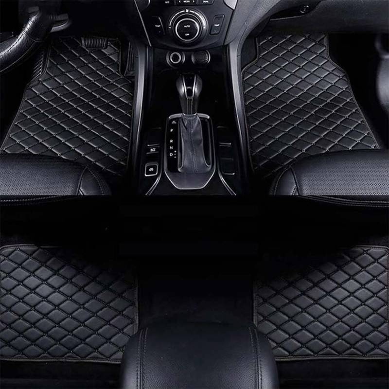 Custom Auto FußMatten,für BMW F36 4 Gran Coupé 430 2014-2021 PU Leder Auto Fußmatten Automatten Allwetter Leder Vorne Hinten Automatten Auto Matte Car Mats,A von ZAPORA