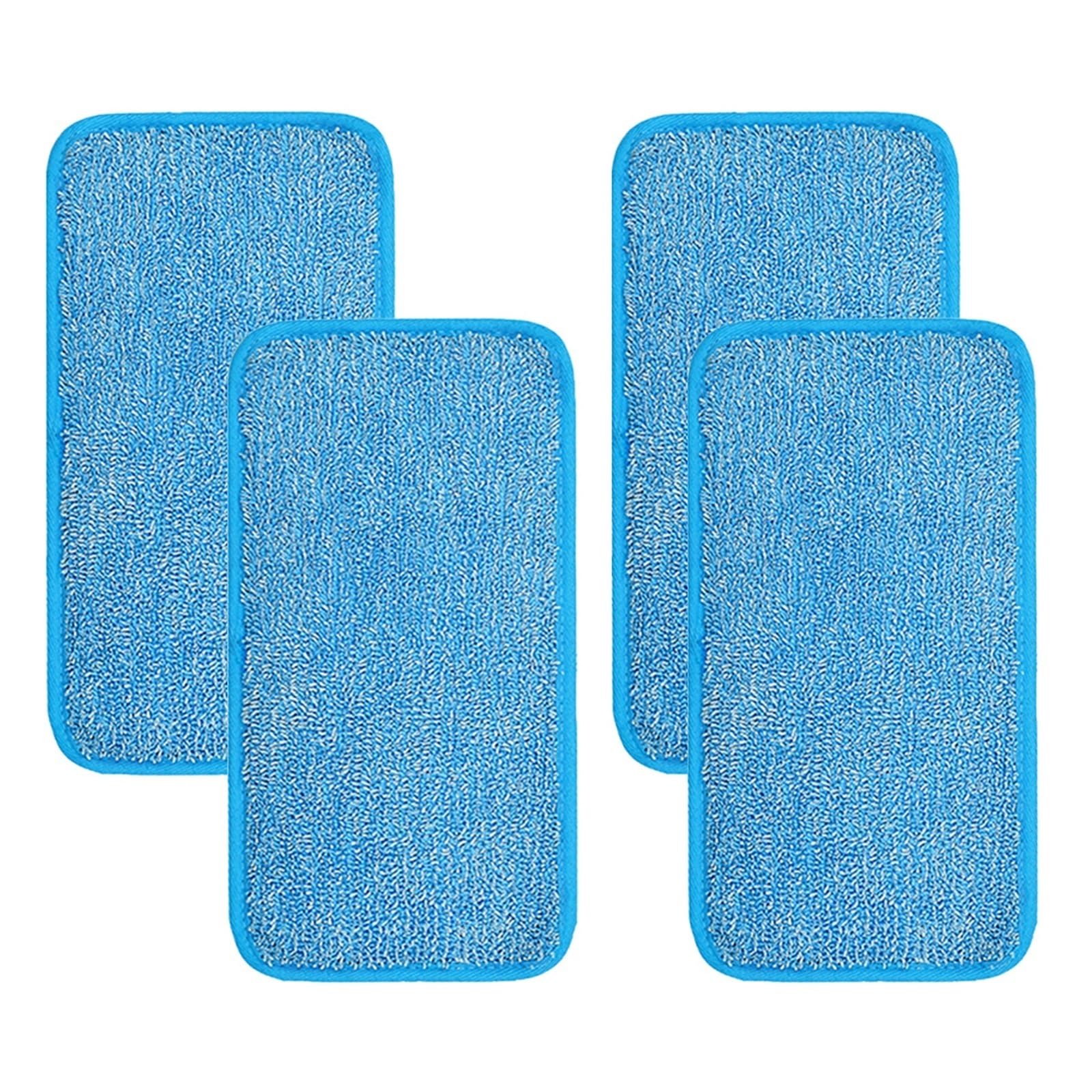 ZAPYVET 2/4 Stück Mikrofaser-Tücher, for, for Kehrmopps, waschbare Mikrofaser-Mopp-Pad-Nachfüllungen, 30,5 cm, for trockene und nasse Bodenreinigung Ersatz-Mopp-Pads(4 Pack) von ZAPYVET