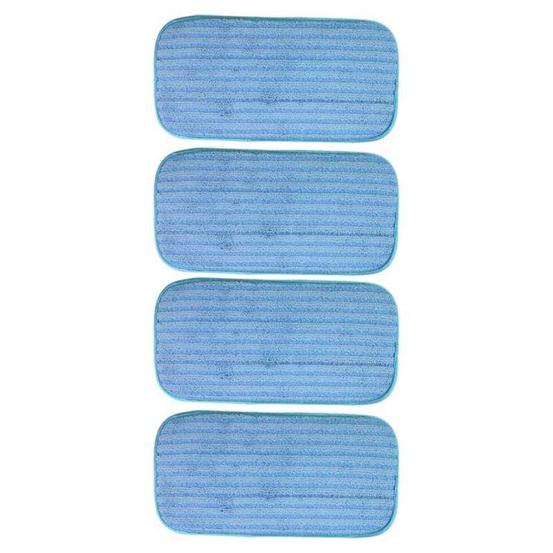 ZAPYVET 2/4 Stück wiederverwendbares Mikrofaser-Mopp-Pad, for, Staubsauger-Maschinen-Ersatz-Kehrmaschine-Mopp-Pad, Nachfüllungen for die Bodenreinigung Ersatz-Mopp-Pads(4 Pack) von ZAPYVET