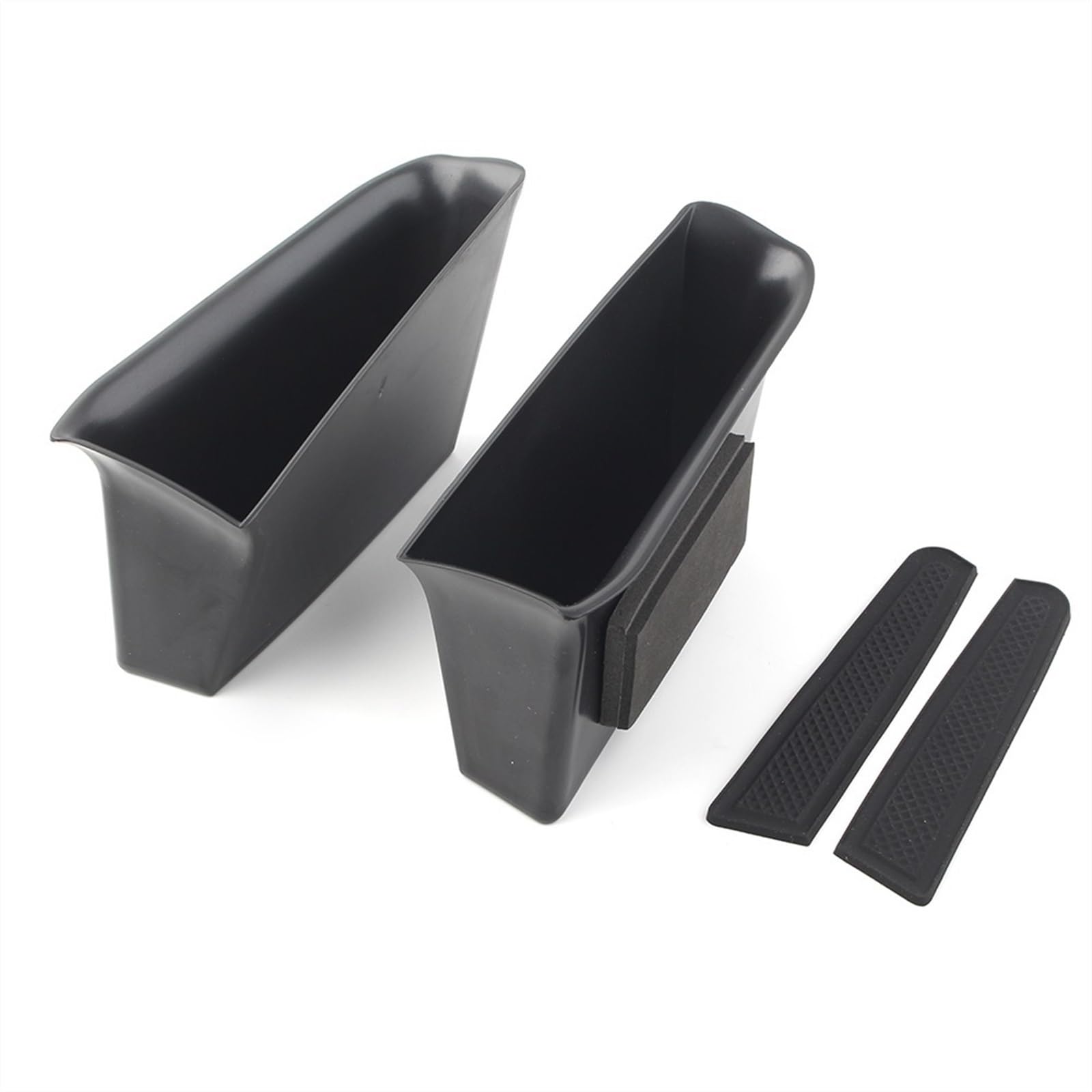 ZAPYVET 2-teiliges Auto-Vordertürgriff-Armlehnen-Aufbewahrungsbox-Behälter-Set, for Volkswagen, for VW, for Tiguan, 2010–2015 Seitliches Organizer-Fach an der Tür von ZAPYVET