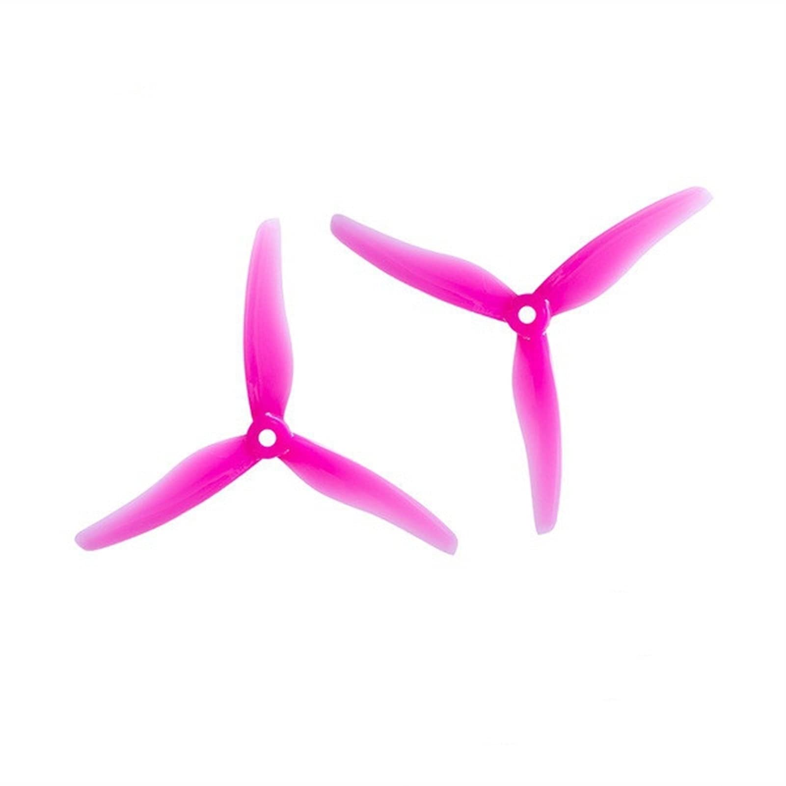 ZAPYVET 24 Stück/12 Paare 5 Zoll 3-Blatt/Tri-Blatt-Propeller CW CCW, for T-Motor FPV Racing Drone Drohnen-Propeller-Set(Pink) von ZAPYVET