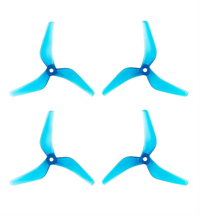 ZAPYVET 2Pairs 5,1 X4X3 3-Blatt PC Propeller RC FPV Racing Freestyle 5 Zoll 5,1 Zoll Drohnen Drohnen-Propeller-Set(2Pairs Blue) von ZAPYVET