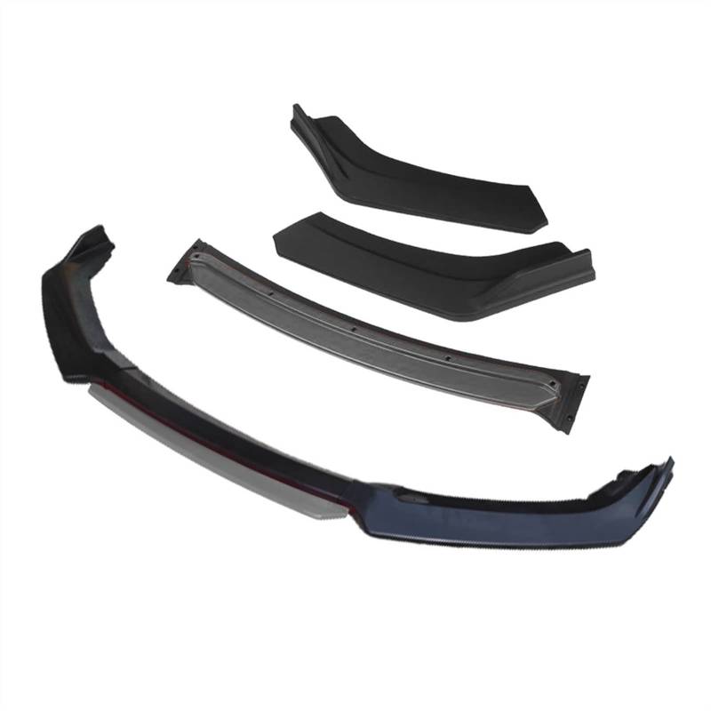 ZAPYVET 3 Stück Autozubehör Frontstoßstange Lippe Schwarz Diffusor Body Kit Spoiler, for Toyota, Auris Frontspoilerlippe(4pcs+Grey) von ZAPYVET