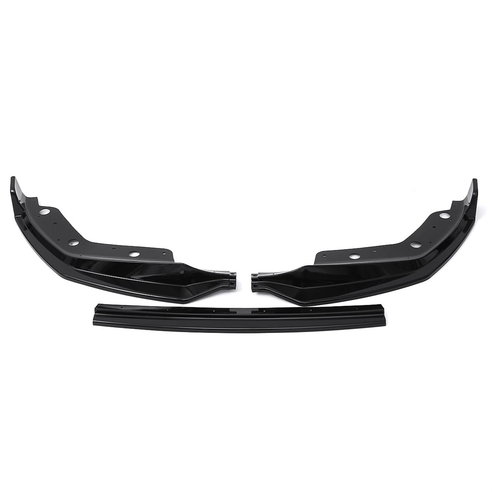 ZAPYVET 3PCS MP Stil G20 Auto Vordere Stoßstange Lip Spoiler Splitter Diffusor Abnehmbare Körper Kit Abdeckung Schutz, for, 3 Serie G20 2019 2020 Frontspoilerlippe(Glossy Black) von ZAPYVET