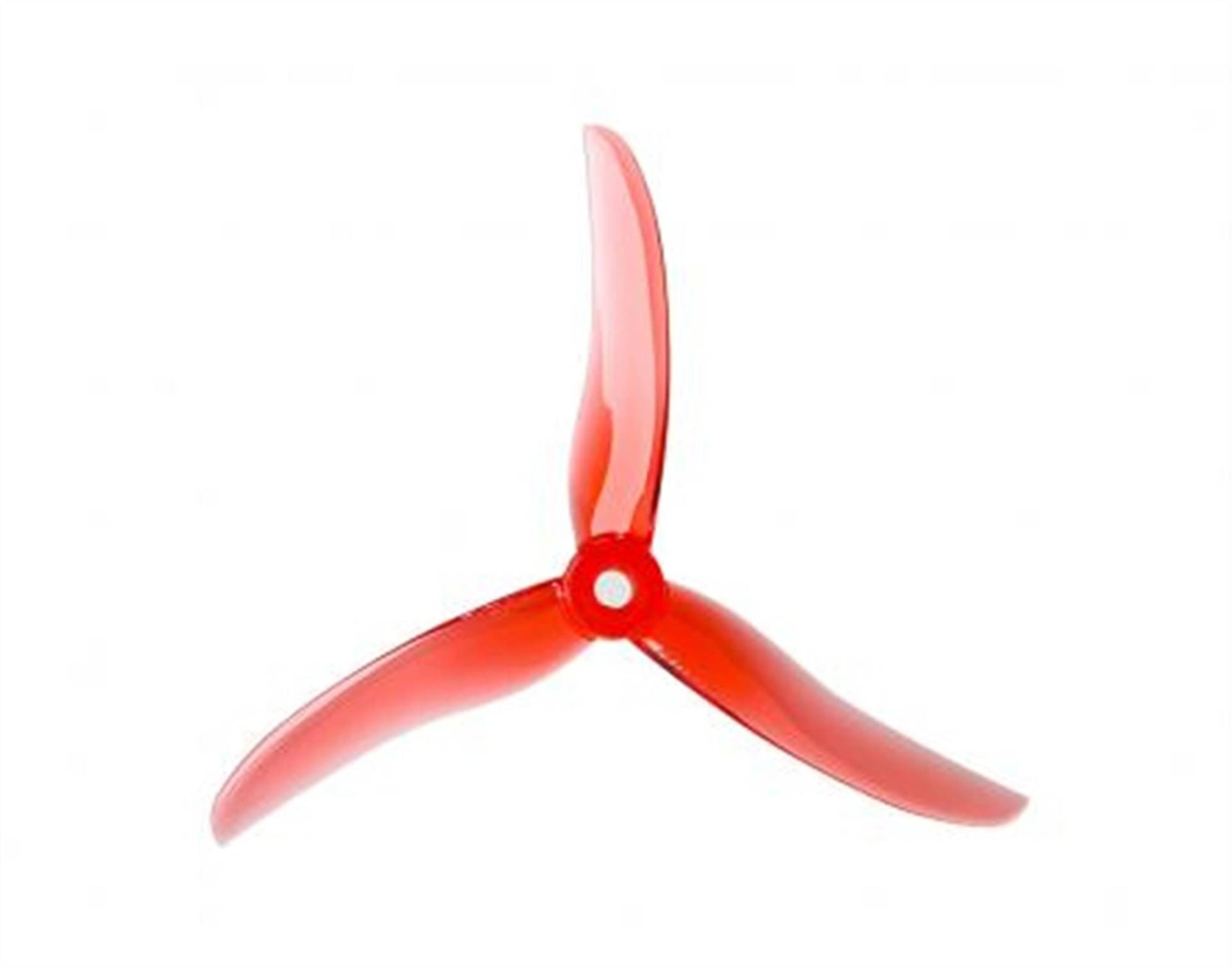 ZAPYVET 4 stücke/2 Paar 3-Blatt Propeller 4,9 Zoll Loch 5mm CW CCW Paddel Freestyle Prop Black Bird Motor RC FPV Drone Drohnen-Propeller-Set(Red) von ZAPYVET