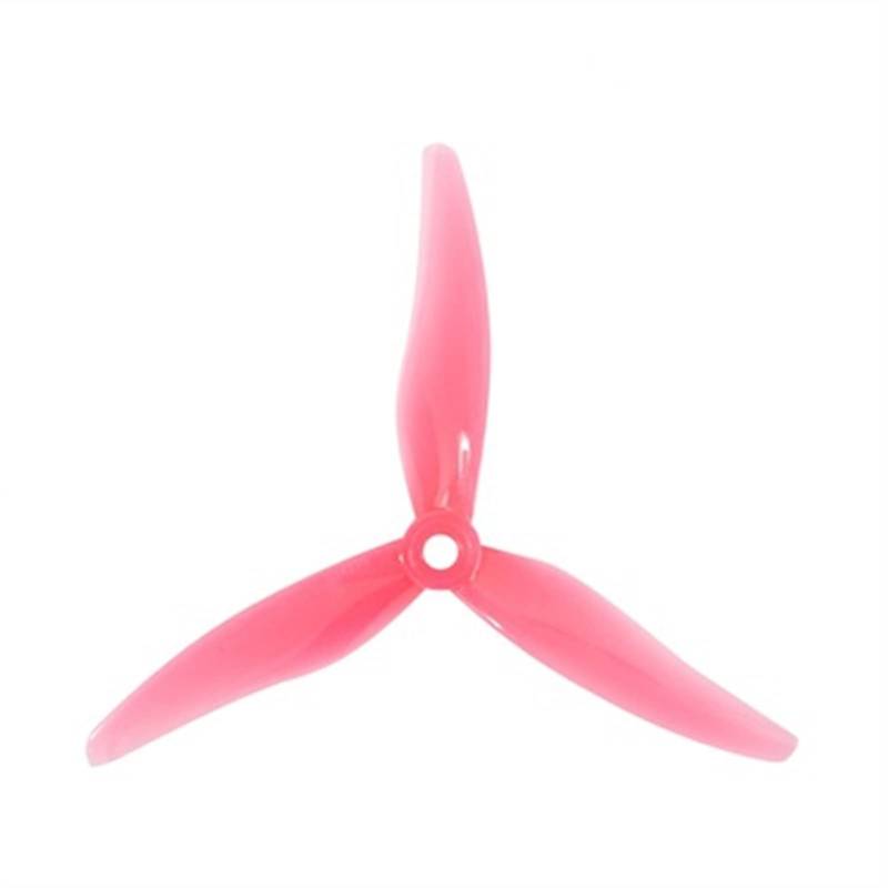 ZAPYVET 4 stücke/2 Paar 51477 5 Zoll 3 Klinge/Tri-Klinge Propeller Props FPV CW CCW Bürstenlosen Motor Drohnen-Propeller-Set(Pink) von ZAPYVET