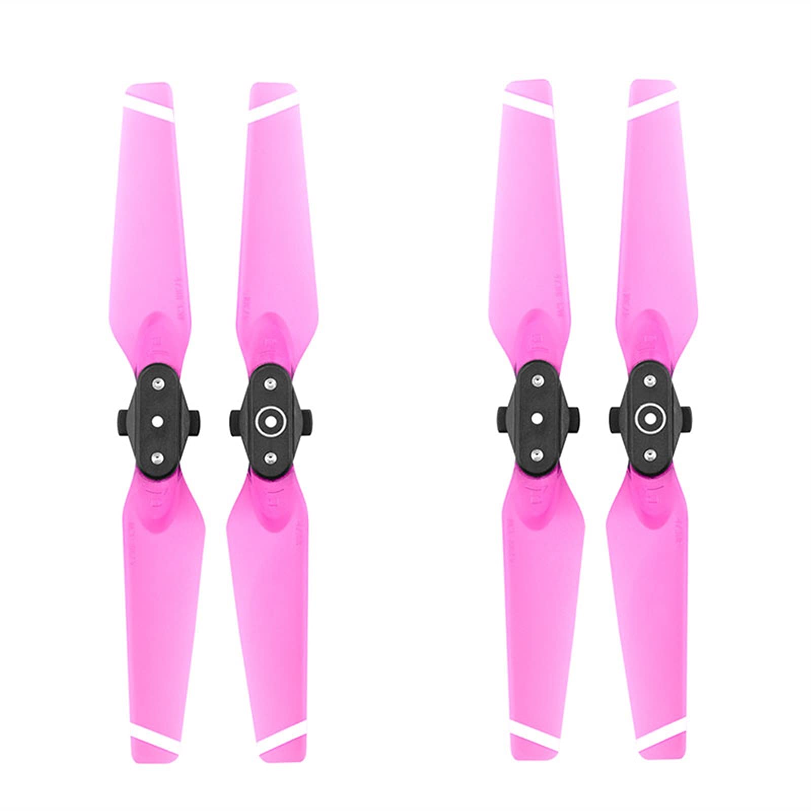 ZAPYVET 4-teiliges Propeller-Schnellverschluss-Klappblatt-Ersatz-Requisiten-Kits Ersatzteile 4730 Bunter Requisiten-Flügelventilator, for DJI, Spark Drone Drohnen-Propeller-Set(Pink) von ZAPYVET