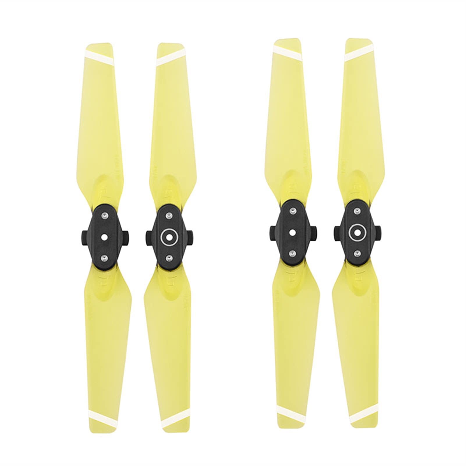 ZAPYVET 4-teiliges Propeller-Schnellverschluss-Klappblatt-Ersatz-Requisiten-Kits Ersatzteile 4730 Bunter Requisiten-Flügelventilator, for DJI, Spark Drone Drohnen-Propeller-Set(Yellow) von ZAPYVET