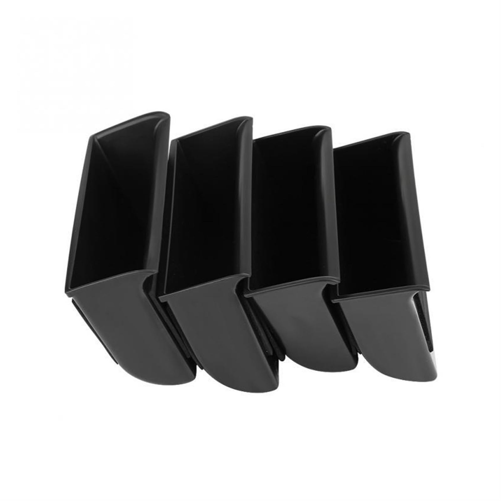 ZAPYVET 4Pcs Car Inner Side Door Storage Box Holder, for Land Rover, LR4 Discovery 4 2009 2010 2011 2012 2013 2014 2015 2016 Car Styling Seitliches Organizer-Fach an der Tür von ZAPYVET