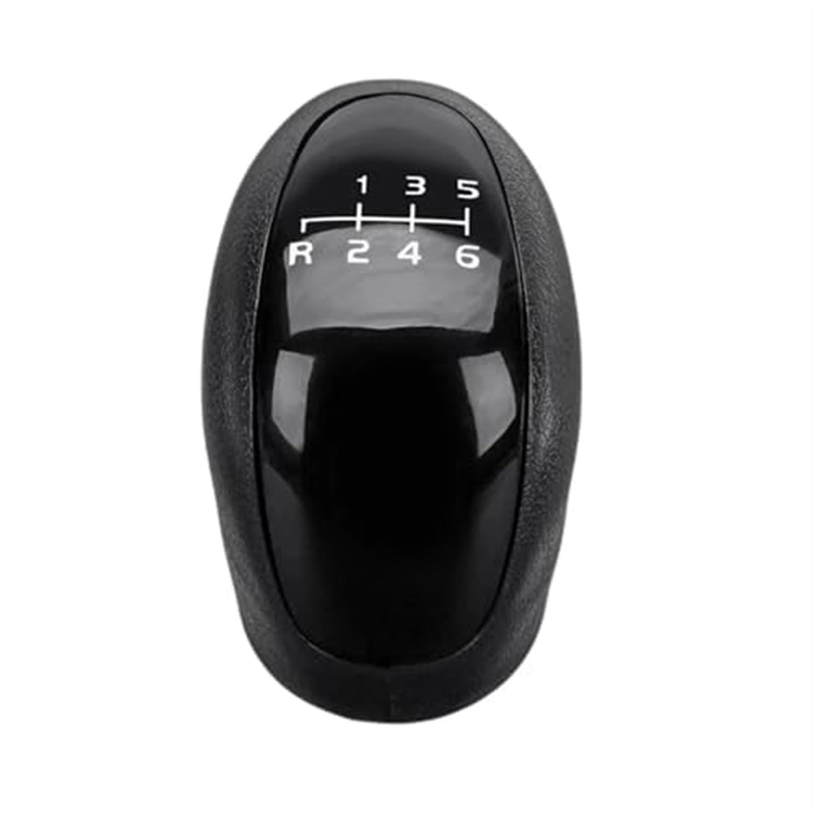 ZAPYVET 5 6-Gang-Auto-Schaltknauf-Gamasche, for Mercedes-Benz, Sprinter W 906 W906 2006–2018, Zubehör for Hebel-Stick-Leder-Kofferraumabdeckung Schaltknauf(Black 6 Speed Gearknob) von ZAPYVET