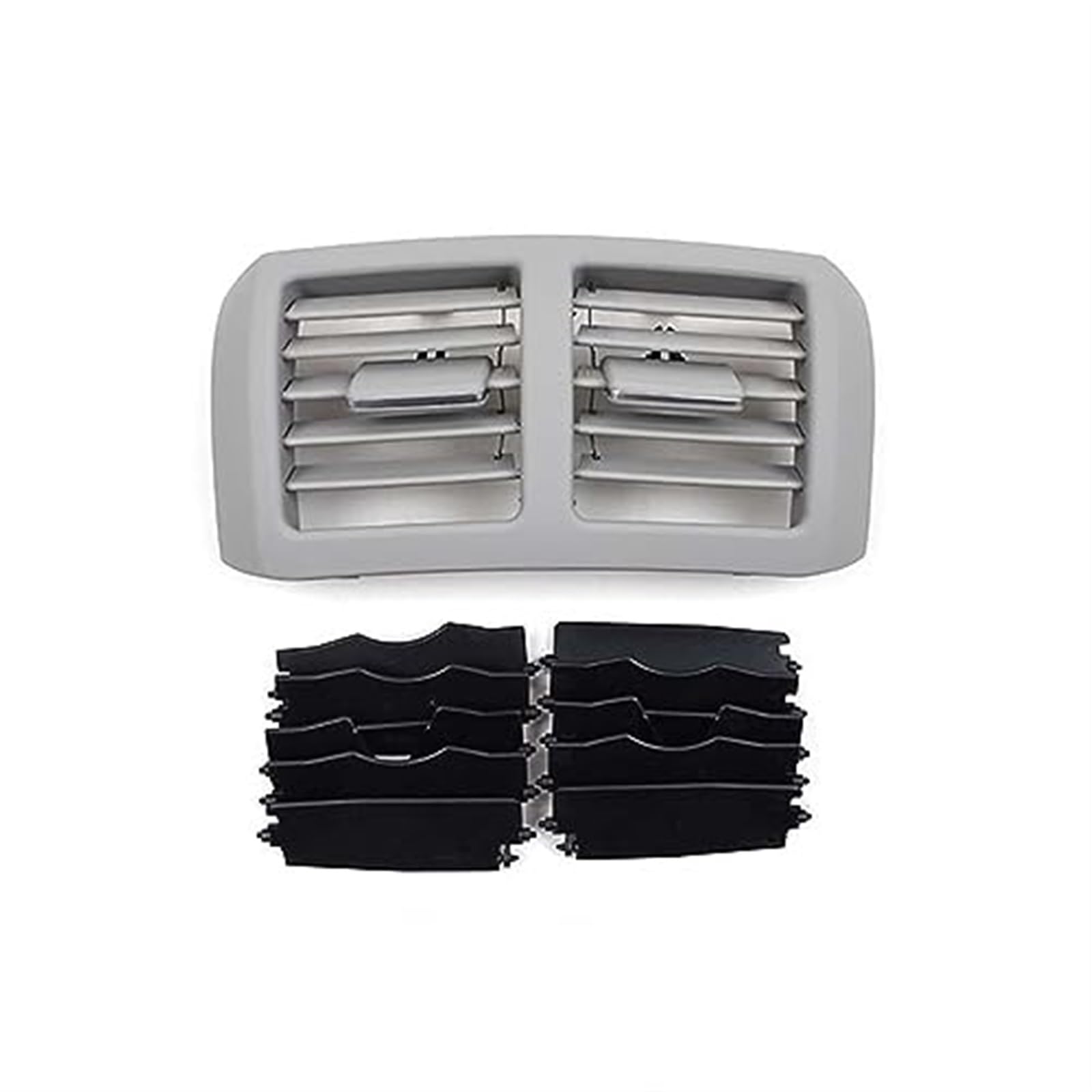 ZAPYVET AC Vent Panel Cover Auto Links rechts zentraler hinterer Klimaanlagengrill, for, W251 R300 R320 R350 R400 R500 2006–2009 Entlüftungsgitter(Black Left Black) von ZAPYVET