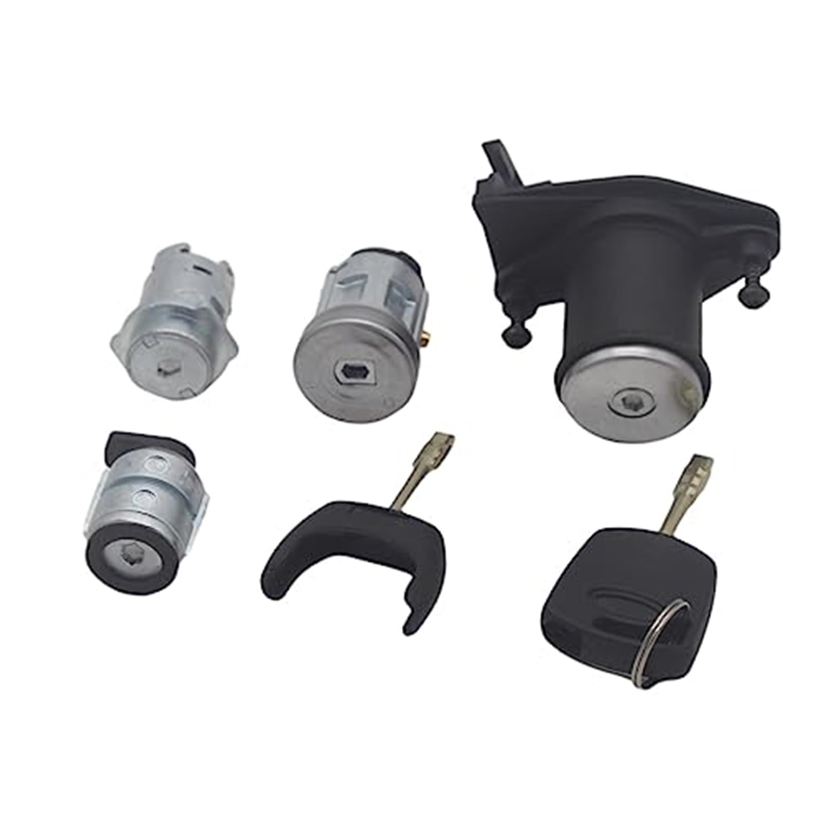 ZAPYVET AL084 2S61A22050BM 1479660 KOMPLETTES Set ZÜNDSCHALTER Links RECHTS TÜRSCHLOSS STAMMSCHLOSS, for Ford, for Fiesta, MK5 Fusion Autotürschließzylinder von ZAPYVET