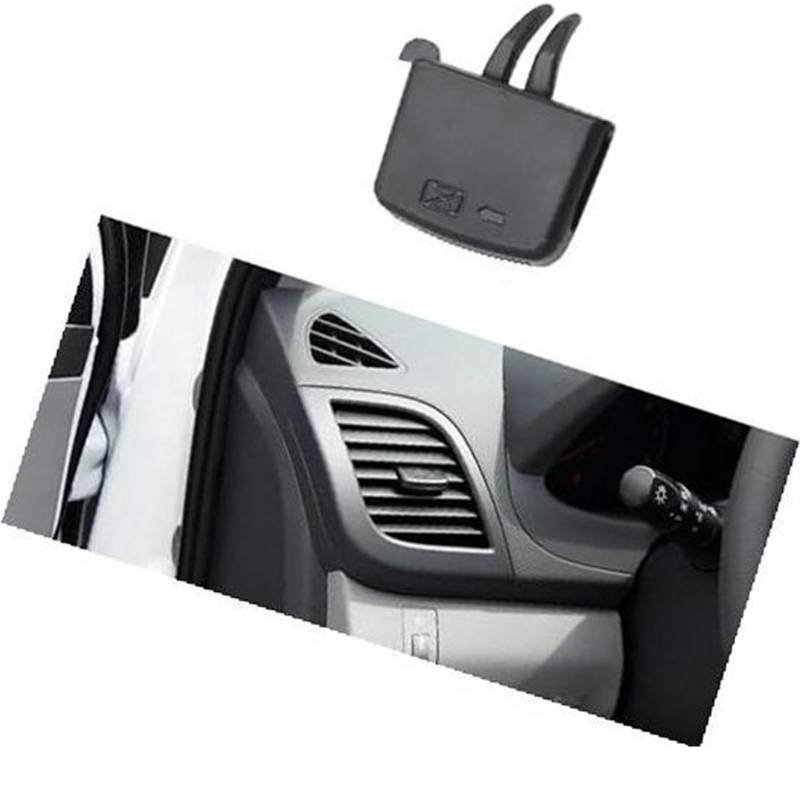 ZAPYVET Armaturenbrett-Entlüftungs-Reparatursatz, Auslasslaschen-Clip, Entlüftungsgitter, Auto-Clip, for Hyundai, for Verna for Solaris 2010–2016 Entlüftungsauslassclip(Black NO.1) von ZAPYVET