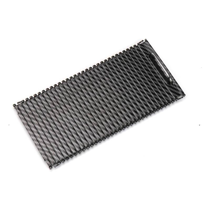 ZAPYVET Auto Innen Innen Mittelkonsole Rollo Abdeckung Armlehne Wasser Becherhalter Lagerung, for, for Mercedes-Benz, CE Klasse W204 W212 W207 Rollenabdeckung für Fahrzeugkonsole(Model B Carbon Fiber von ZAPYVET