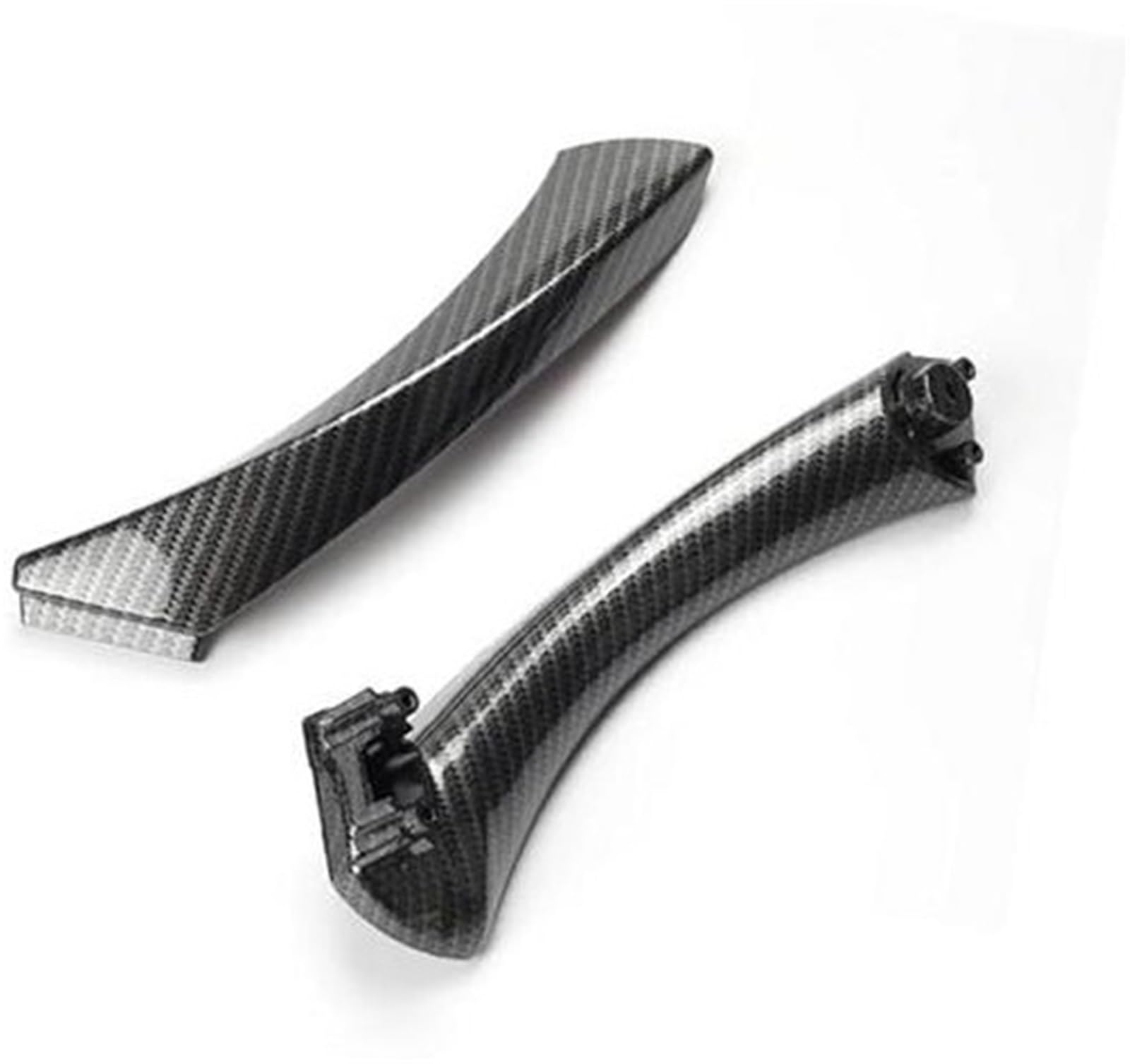 ZAPYVET Auto-Innengriff-Innentürverkleidung, Zugverkleidungsabdeckung Links rechts, for, 3er-Serie E90 E91 316 318 320 325 328 2004–2012 Auto-Innentürgriff(Carbon-Set-Left) von ZAPYVET