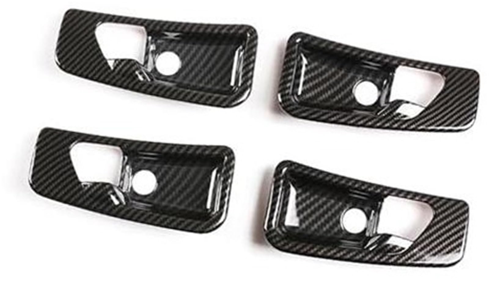 ZAPYVET Auto Innentürgriff Schüssel Dekoration Abdeckung Aufkleber Styling, for, for, G Klasse W463 2007 2008 2009 2010-2018 Auto-Innentürgriff(Carbon Fiber) von ZAPYVET