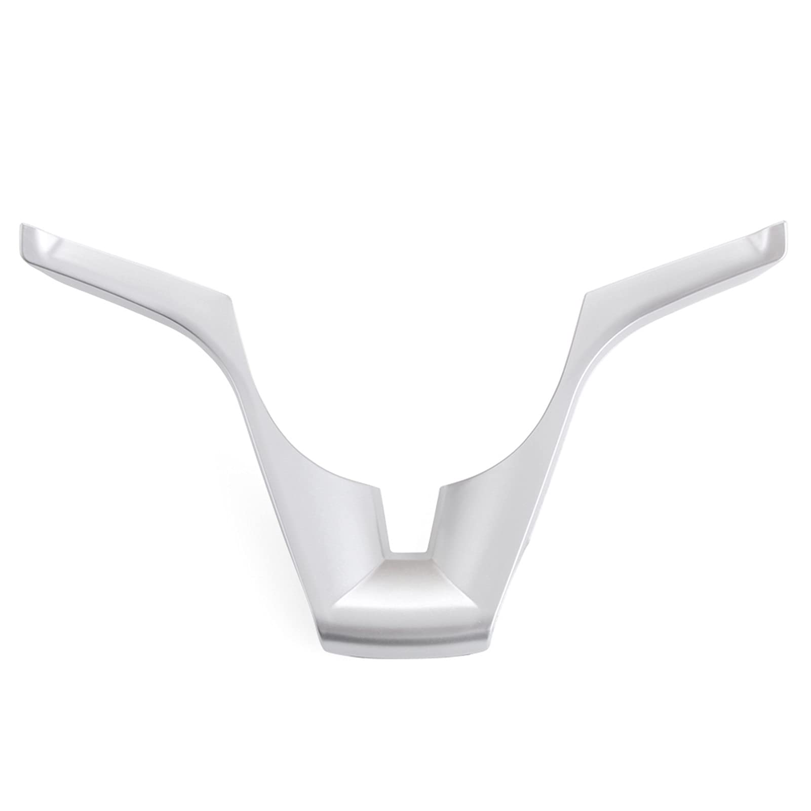 ZAPYVET Auto-Lenkradverkleidung, Chrom-Aufkleber, Zubehör, for Chevrolet, for Cruze, for Trax, for Tracker Sedan Hatchback 2009–2015 Aufkleber für Lenkradabdeckung(Silver Matte) von ZAPYVET